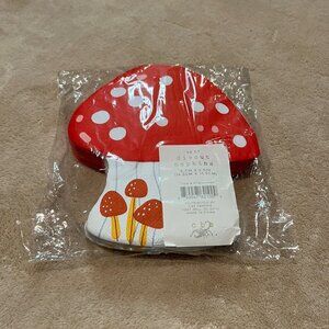 40 count Red Mushroom Shaped Luncheon Decoupage Napkins-Christmas Decoupage Napk